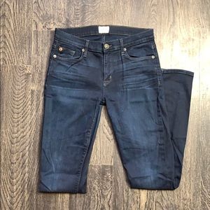 Dark Wash Hudson Skinny Jeans